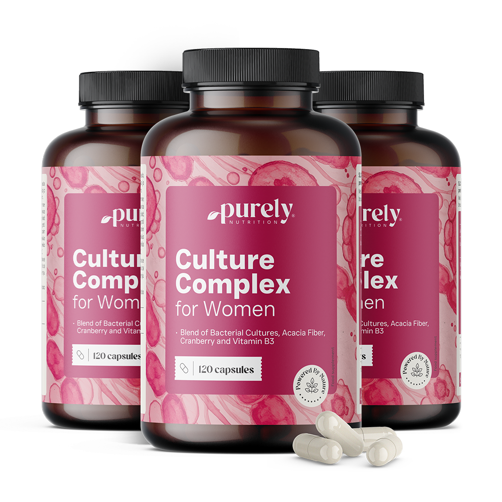 Complexe pour femmes avec des cultures microbiologiques.