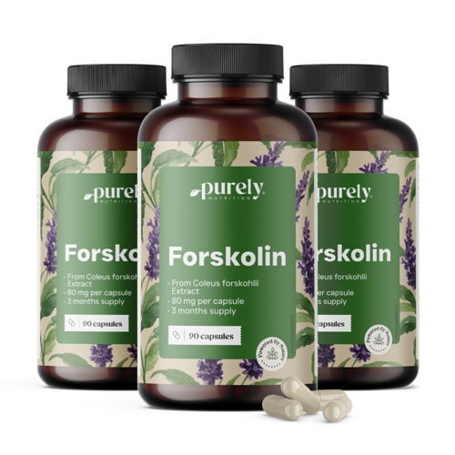 3x Forskoline 80 mg, ensemble 270 gélules