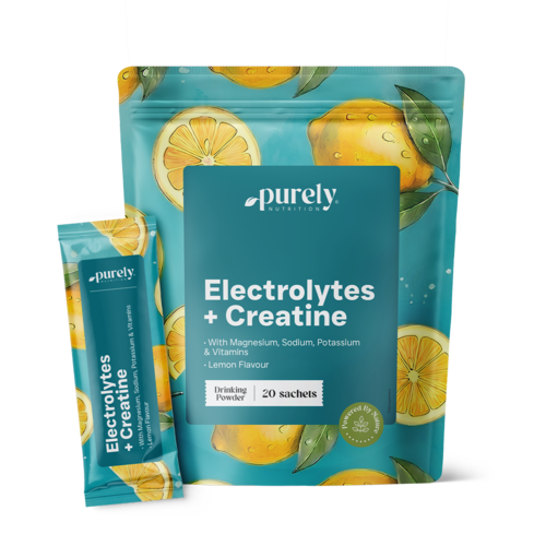Électrolytes avec créatine – citron, 20 sachets