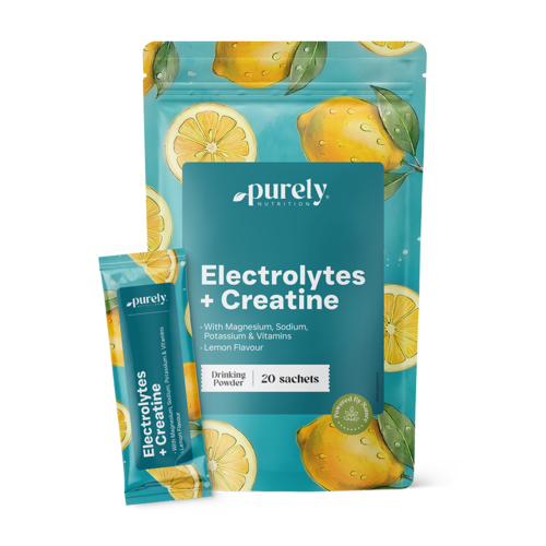 Électrolytes avec créatine – citron, 20 sachets